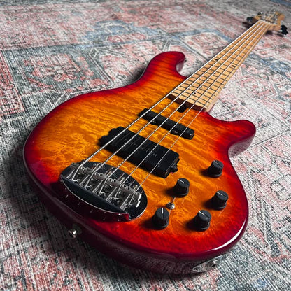 USED Lakland Skyline 55-02 Deluxe - Cherry Sunburst