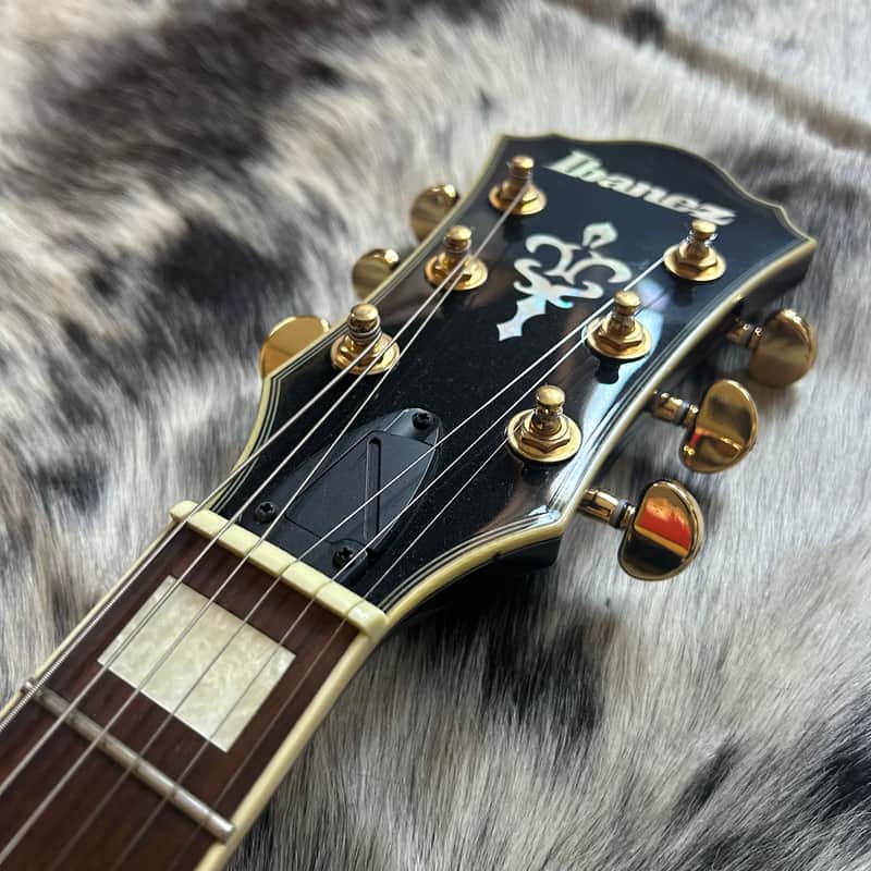 USED Ibanez AM93-TRS Artcore with BurstBuckers W/Case - Transparent Red Sunburst