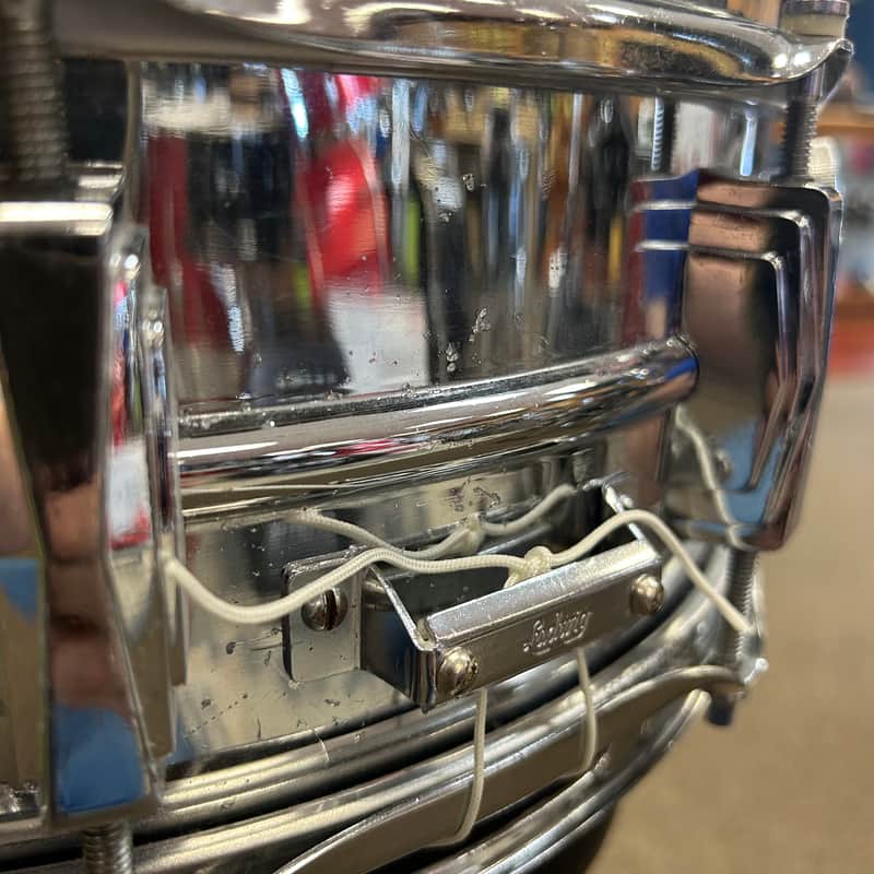 USED 1968 Ludwig No. 400 Supraphonic 5x14" 10-Lug Chrome Over Aluminum Snare Drum