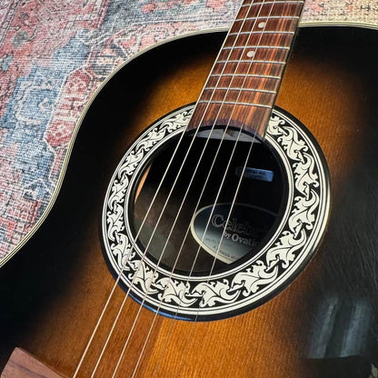 Ovation CC11 Celebrity Vintage Acoustic Guitar – Sunburst w/ Original Case