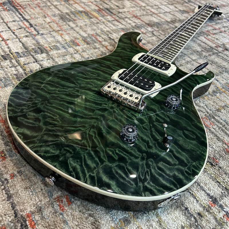 Paul Reed Smith SE Custom 24 Quilt w/Gig Bag - Teal Black