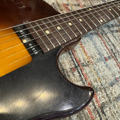 USED Vintage 1960 Gibson Melody Maker w/ Original Case - Sunburst