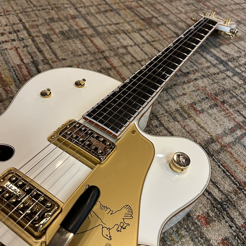 USED 2014 Gretsch G6136T White Falcon Bigsby W/ Case - Gloss White