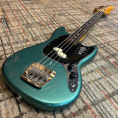 Fender American Professional Classic Mustang Bass - Faded Sherwood Green Metallic