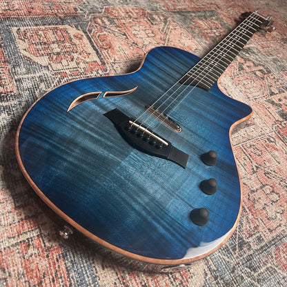 Taylor T5z Pro with Big Leaf Maple Top Harbor Blue Used W/ Case