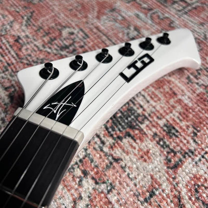 USED ESP LTD Snakebyte James Hetfield Signature w/ Case - Snow White
