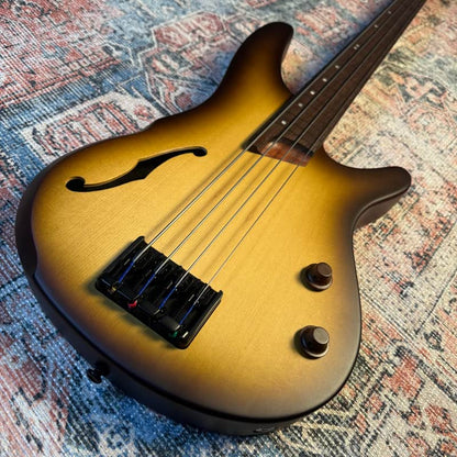 Ibanez SRH500F-NNF Bass Workshop Fretless Soundgear - Natural Browned Burst Flat
