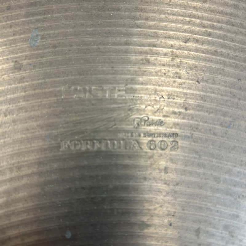 USED Vintage Paiste 22" Formula 602 "Pre Serial" Medium Ride  w/ Rivets