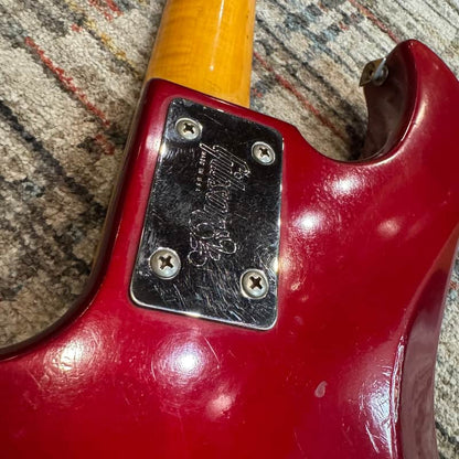 USED Vintage 1982 Gibson Victory Standard Bass - Candy Apple Red