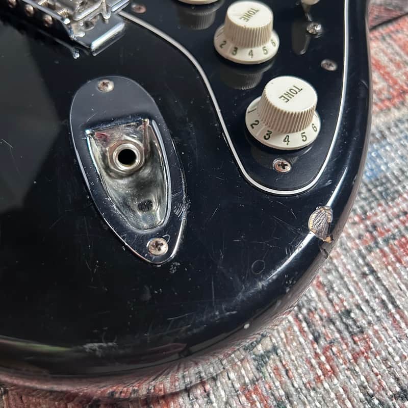 USED 2002 Fender Standard Stratocaster w/ Case - Black