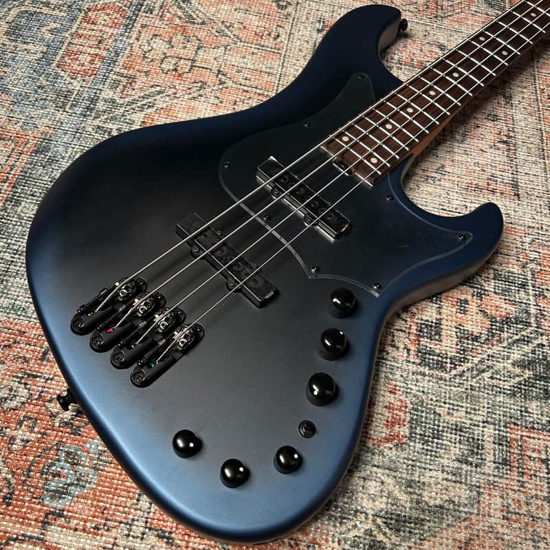 Ibanez Mode MDM1000 4 String Electric Bass w/ Gig Bag - Midnight Arctic Ocean Matte
