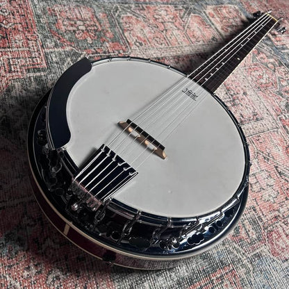 USED Fender Rustler 6-String Resonator Banjo Guitar w/ Case - Sunburst