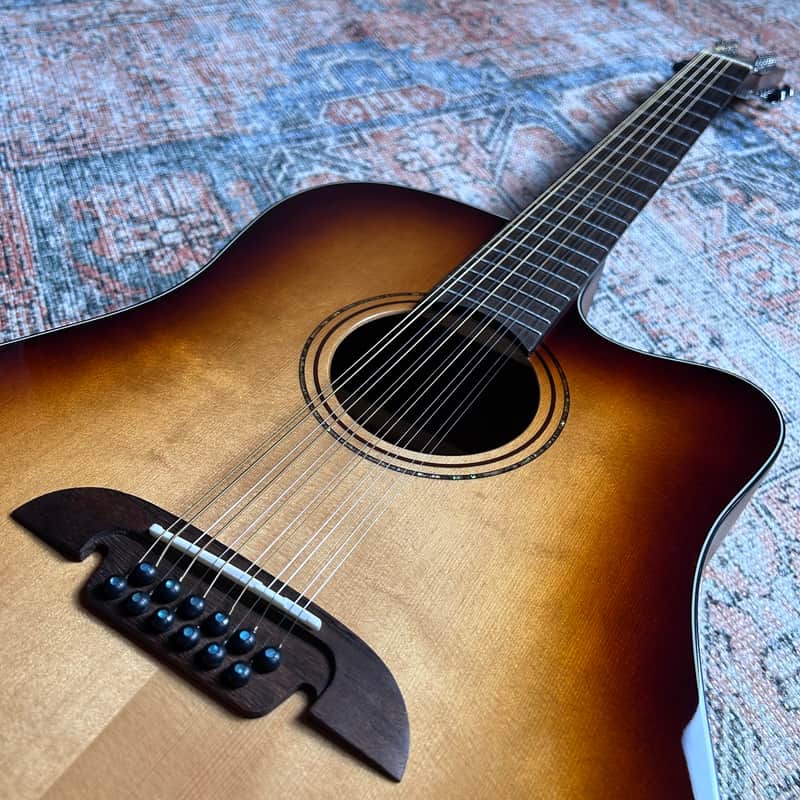 Alvarez Artist Series AD6012CE 12-String w/ LR Baggs StagePro and Element - Shadowburst