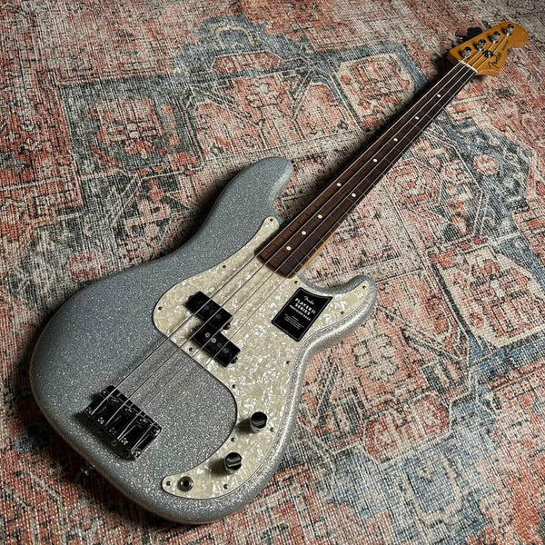Fender 75th Anniversary LTD Player II Precision Bass w/ Deluxe Gig Bag - Diamond Dust Sparkle
