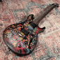 Paul Reed Smith SE LTD Ed Sheeran Signature Hollowbody I Piezo Baritone w/ Gig Bag and Hand Signed Print- Cosmic Splash