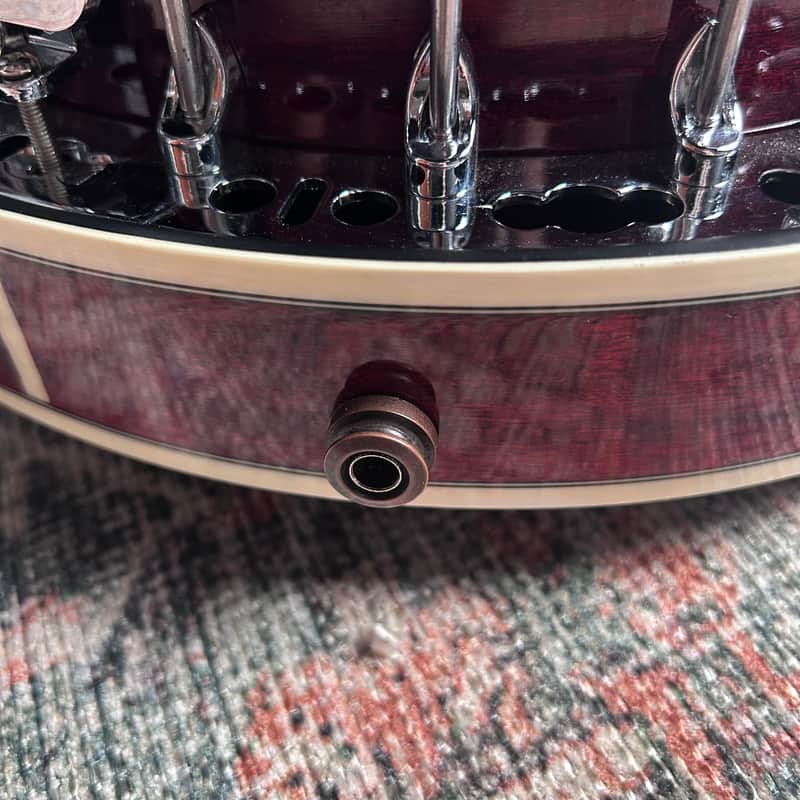 USED Fender Rustler 6-String Resonator Banjo Guitar w/ Case - Sunburst