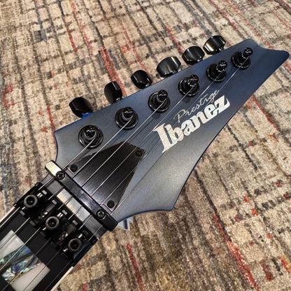 Ibanez RG653DX-TDF Prestige w/ Case - Transparent Deep Blue Flat