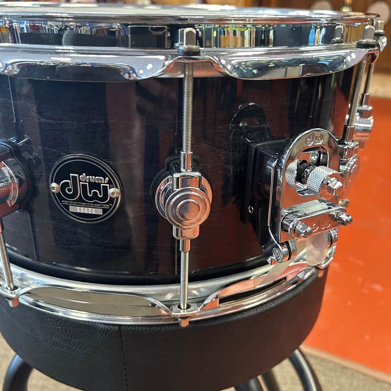 USED DW Performance Series 6.5"x14" Maple Snare Drum - Ebony Stain