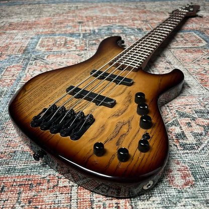 Ibanez Mode MDM1305 5 String Electric Bass w/ Gig Bag - Natural Stained Amber Burst