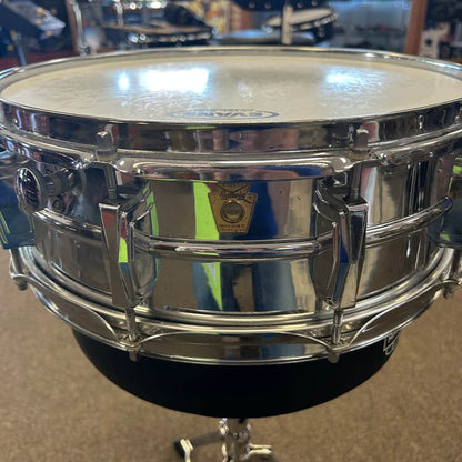 USED 1968 Ludwig No. 400 Supraphonic 5x14" 10-Lug Chrome Over Aluminum Snare Drum
