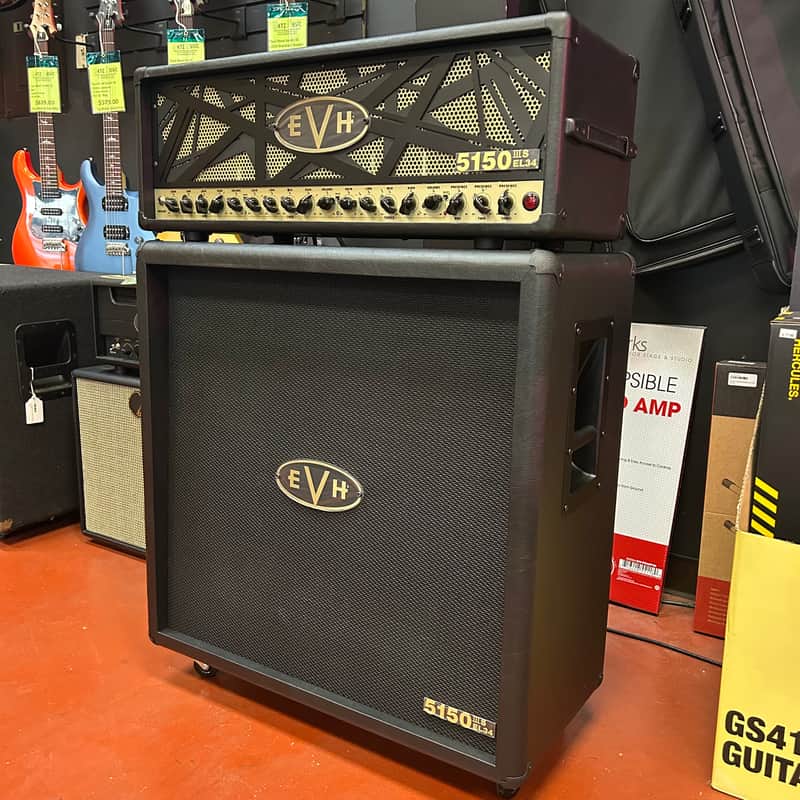 USED EVH 5150 IIIS EL34 3-Channel 50-Watt Head & Cabinet