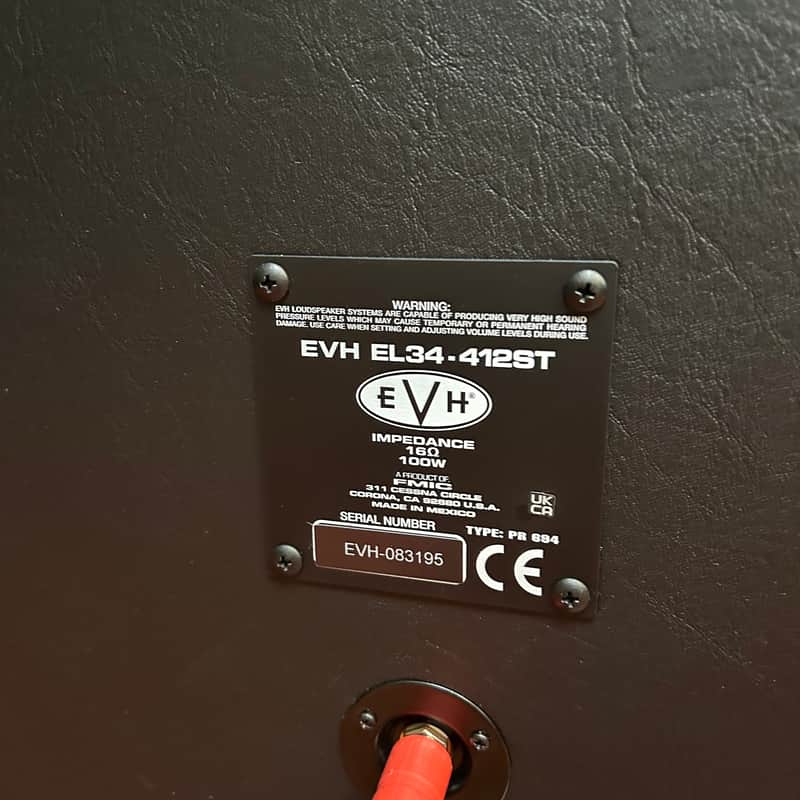 USED EVH 5150 IIIS EL34 3-Channel 50-Watt Head & Cabinet