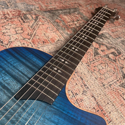 Taylor T5z Pro with Big Leaf Maple Top Harbor Blue Used W/ Case