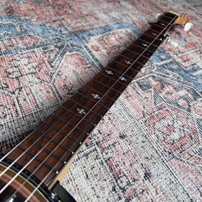 USED Early Goldtone CC-100 Lefty Cripple Creek Maple Convertible 5-String Banjo w/ Case - Natural