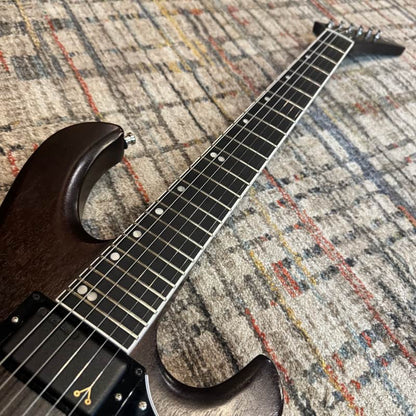 USED Gibson Victory 2024 w/ Upgraded Pickups and Case - Dark Walnut Satin