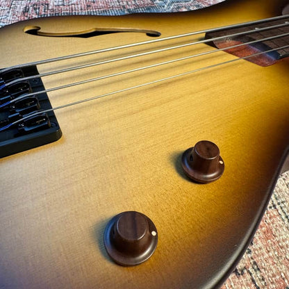 Ibanez SRH500F-NNF Bass Workshop Fretless Soundgear - Natural Browned Burst Flat
