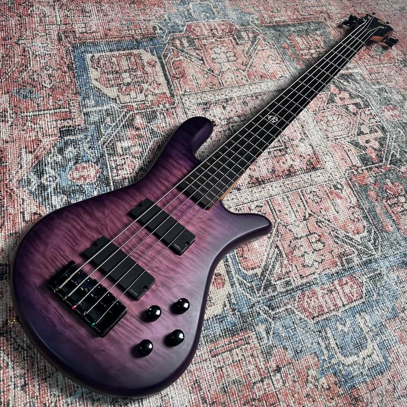 USED Spector NS Pulse II 5 Ultra Violet Matte w/ Gigbag