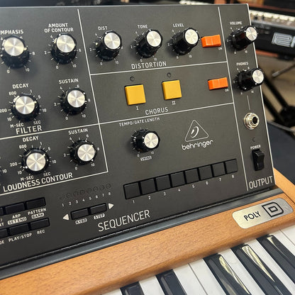 Behringer Poly D 4-Voice Polyphonic Synthesizer, Used