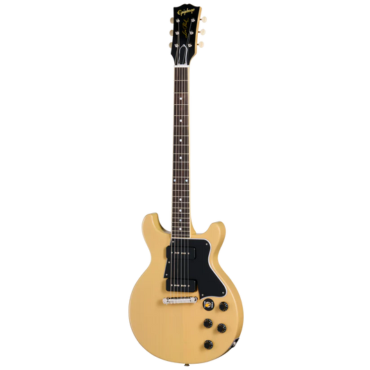 Epiphone Inspired by Gibson Custom 1960 Les Paul Special Double Cut Reissue w/ Case - TV Yellow