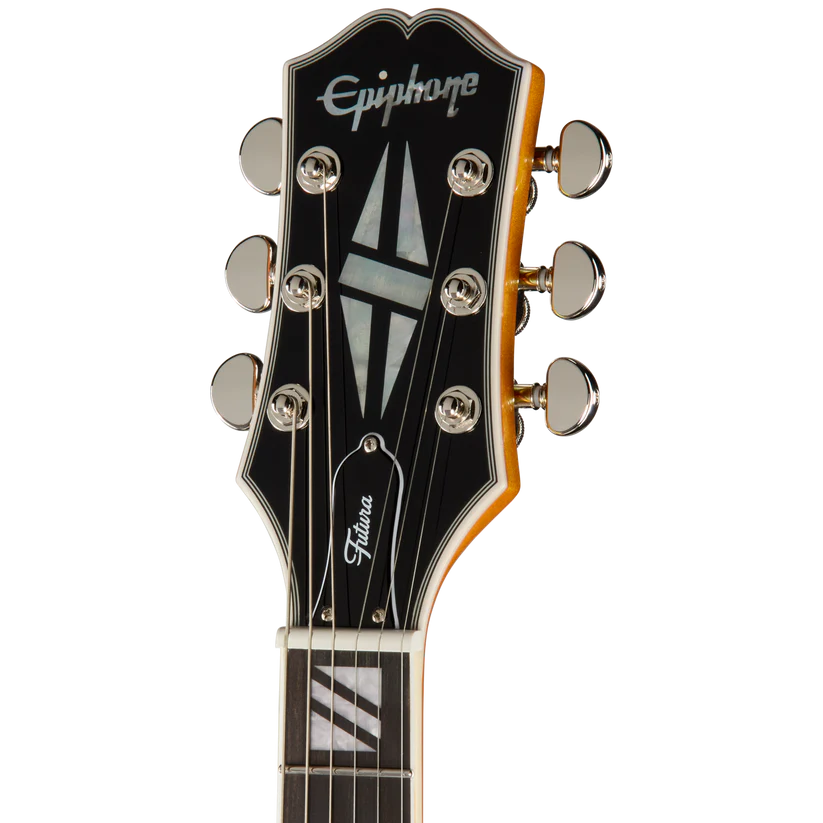 Epiphone Inspired by Gibson Futura Les Paul Custom w/ Gig Bag - Firestorm Shift