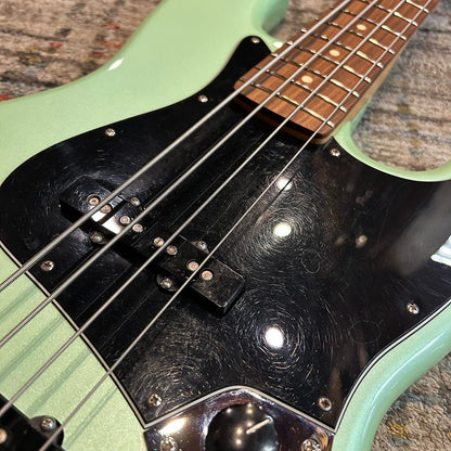 Fender Deluxe Active Jazz Bass with Precision Neck & Pau Ferro Fretboard, Used - Surf Pearl