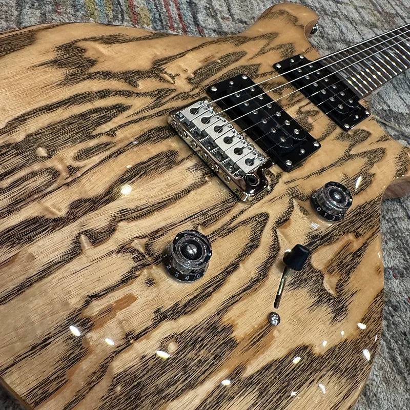 Paul Reed Smith Limited Edition SE Exotic Custom 24 Swamp Ash Burl Natural