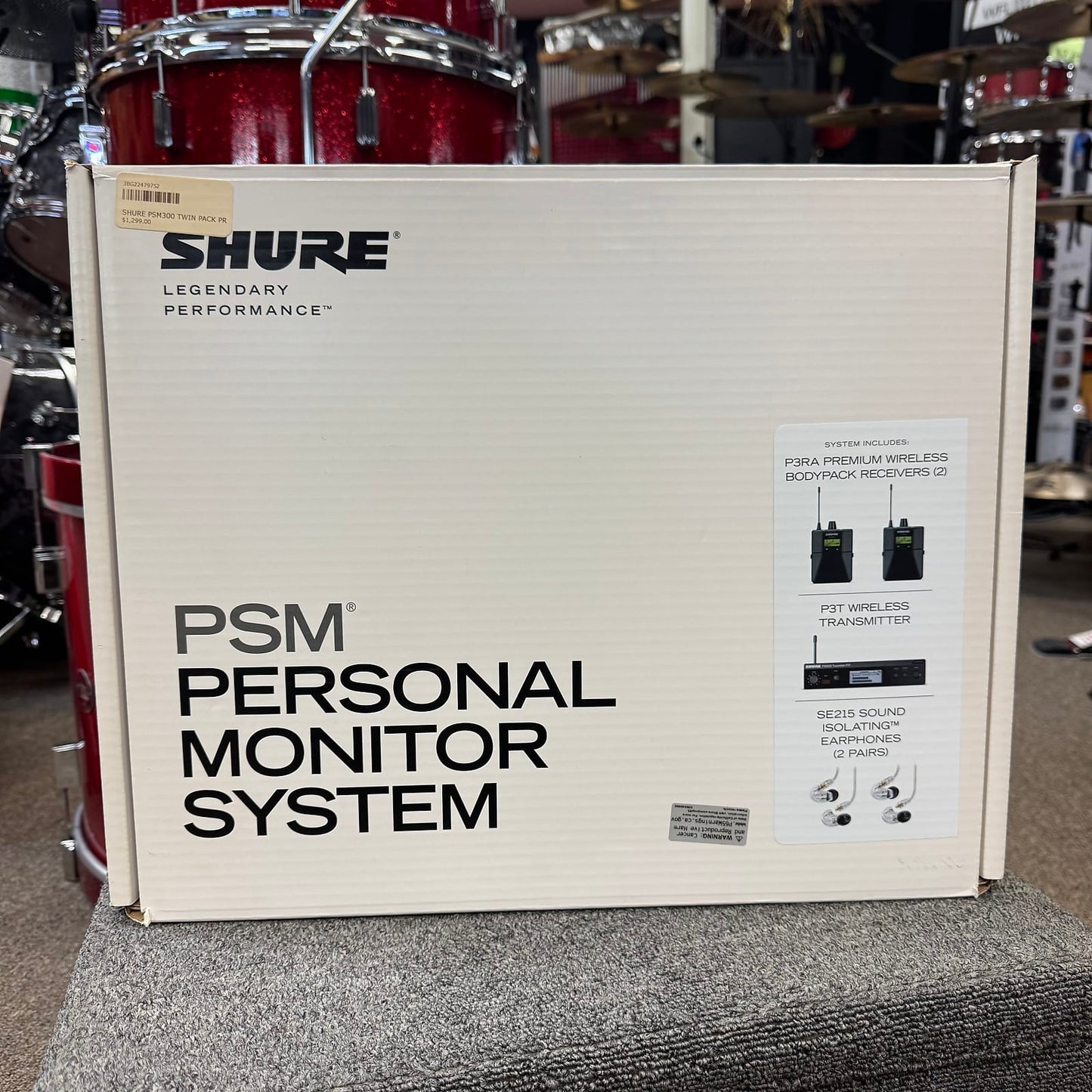 Shure PSM300 Twin Pack Wireless IEM System