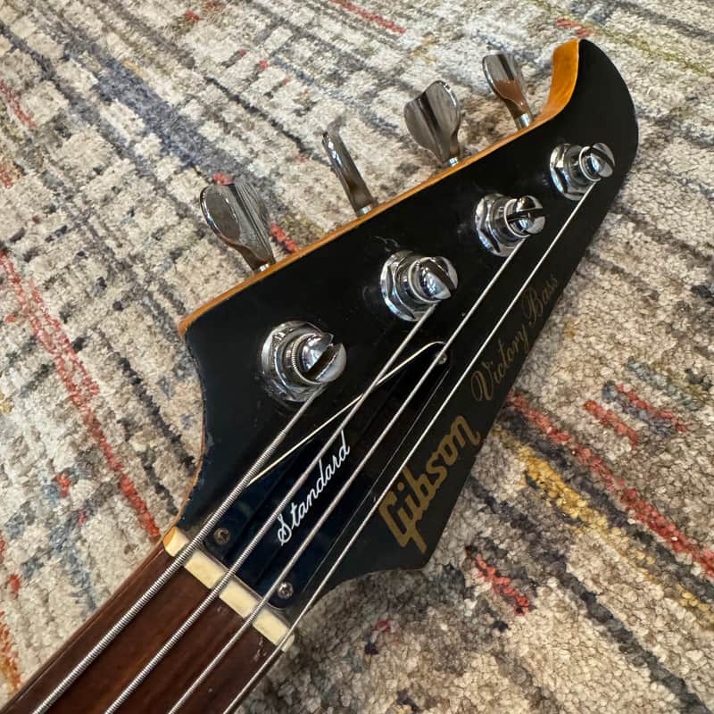 USED Vintage 1982 Gibson Victory Standard Bass - Candy Apple Red