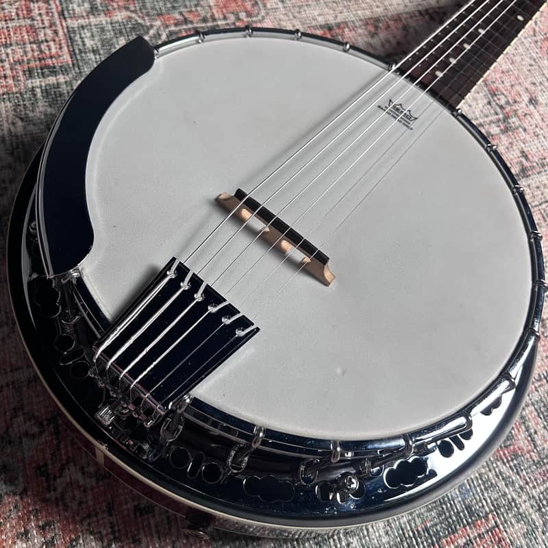USED Fender Rustler 6-String Resonator Banjo Guitar w/ Case - Sunburst