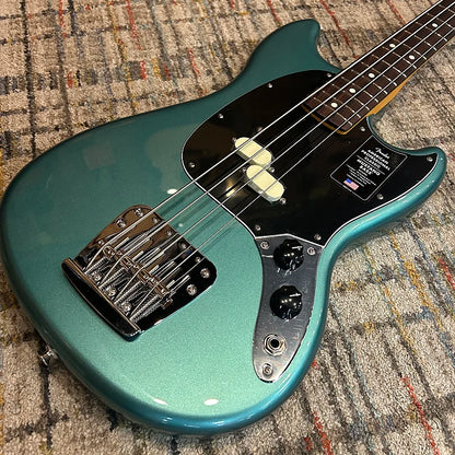 Fender American Professional Classic Mustang Bass - Faded Sherwood Green Metallic