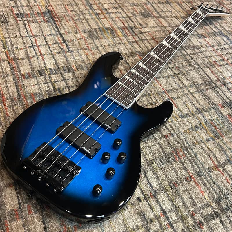 Jackson JS Series JS3V 5-String Concert Bass - Metallic Blue Burst