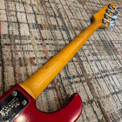 USED Vintage 1982 Gibson Victory Standard Bass - Candy Apple Red
