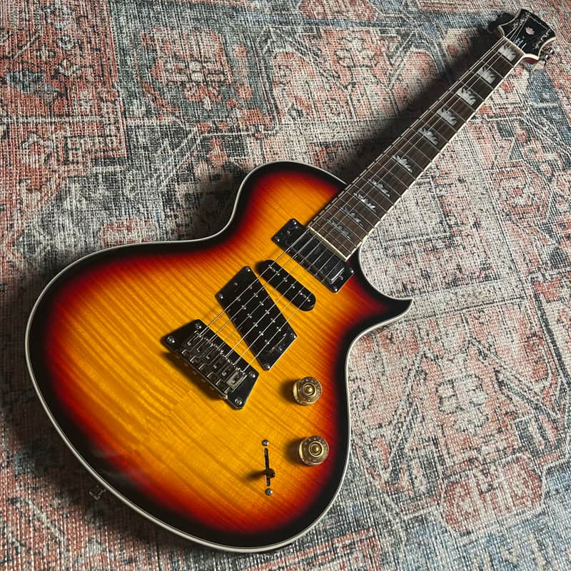 USED Epiphone Nighthawk Custom Reissue W/ Case - Fireburst