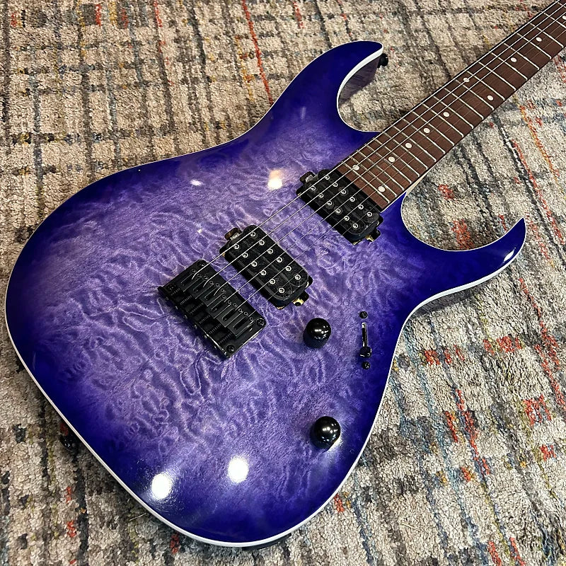 Ibanez RG421QM-CBB Standard - Cerulean Blue Burst