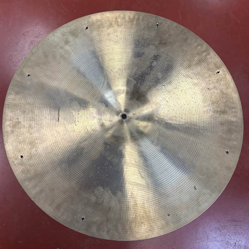 USED Vintage Paiste 22" Formula 602 "Pre Serial" Medium Ride  w/ Rivets