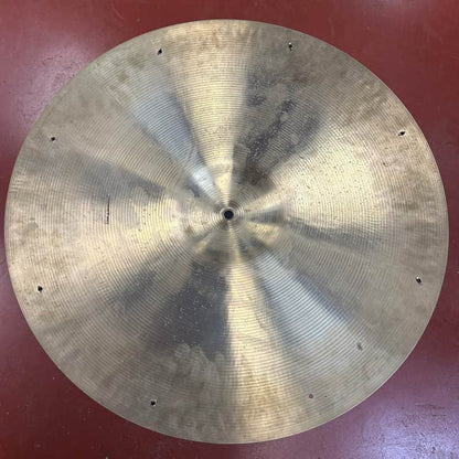USED Vintage Paiste 22" Formula 602 "Pre Serial" Medium Ride  w/ Rivets