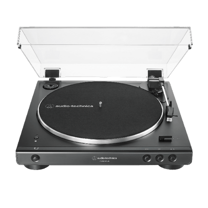 Audio Technica AT-LP60XBT-USB Fully Automatic Belt-Drive Turntable (Wireless, USB & Analog) - Black