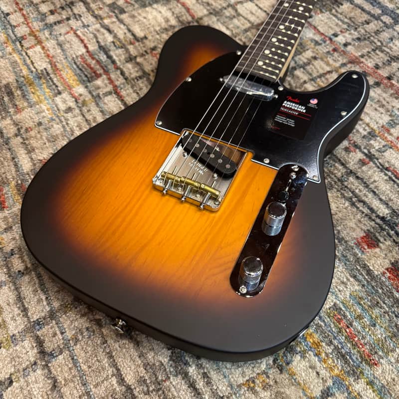 Fender American Performer LTD Timber Sugar Pine Telecaster w/Deluxe Gig Bag - Satin 2-Color Sunburst