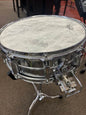 USED Ludwig LM410 Super-Sensitive 5x14" 10-Lug Aluminum Snare Drum