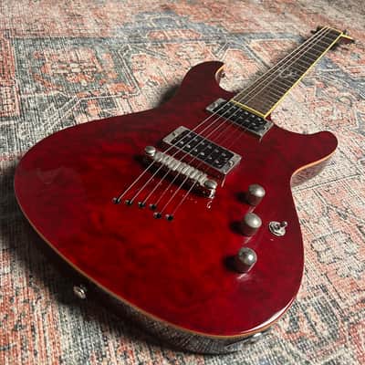 USED Ibanez SZ520QM-BB Standard 2004 - 2005 - Blackberry W/Case